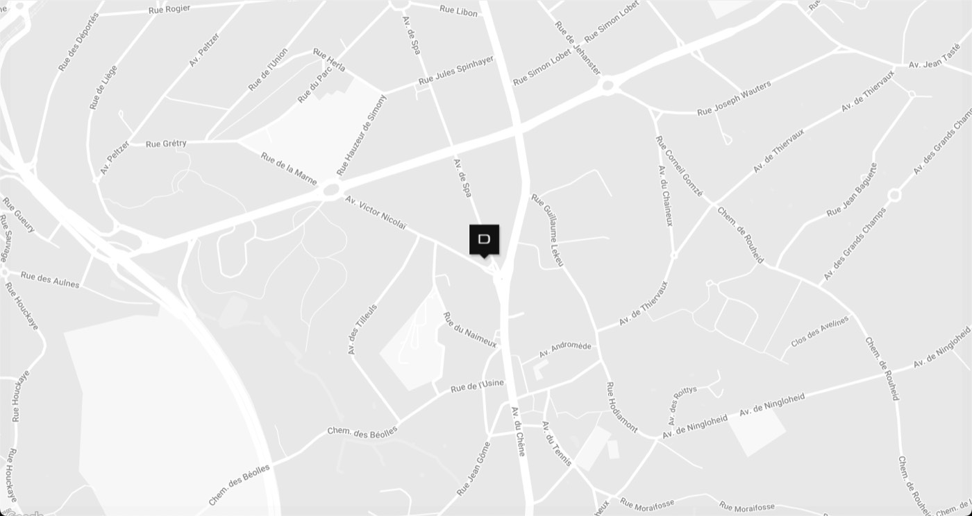 Plan vers Avenue de Spa 100, Heusy